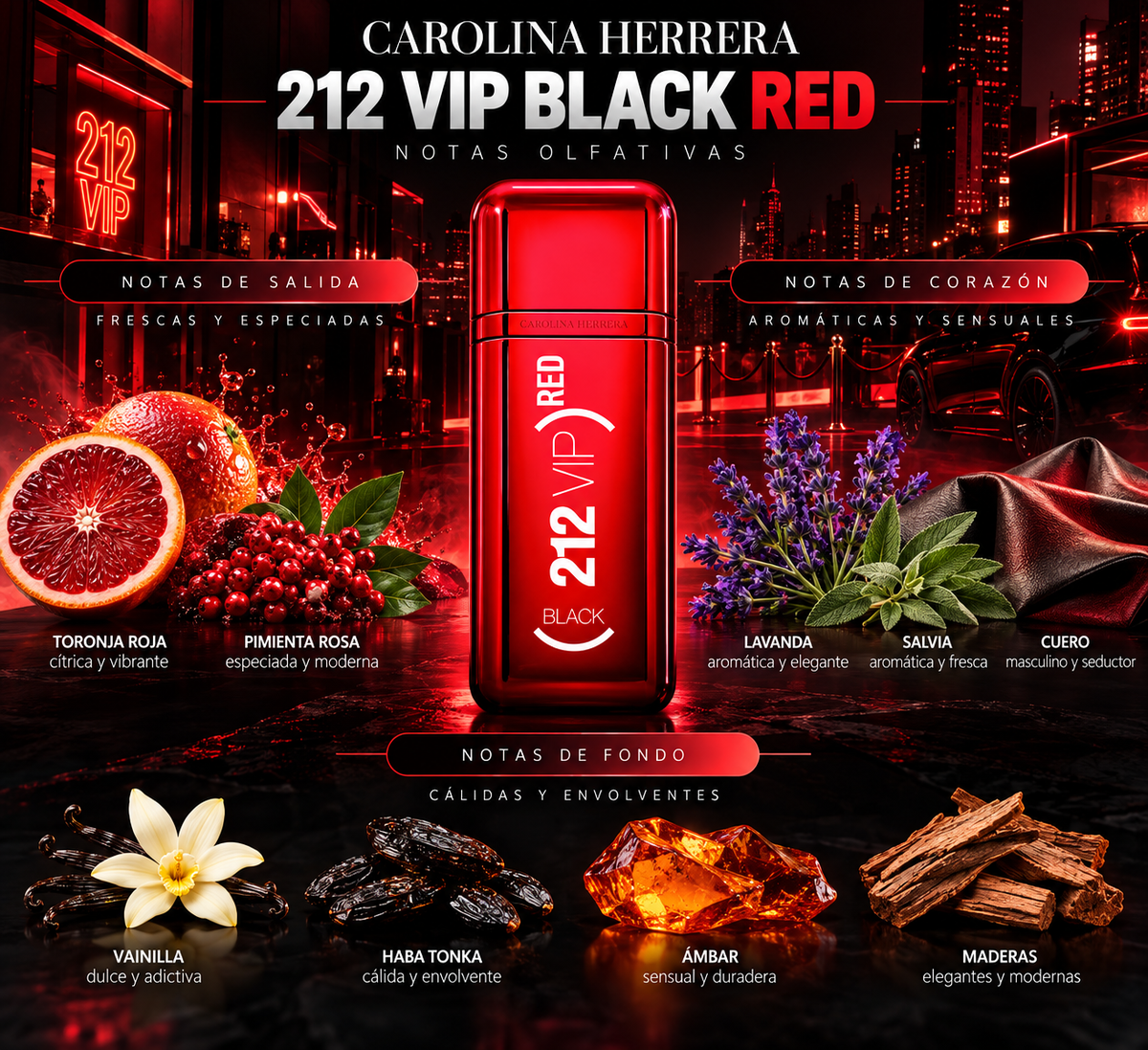 212 VIP BLACK RED - CH