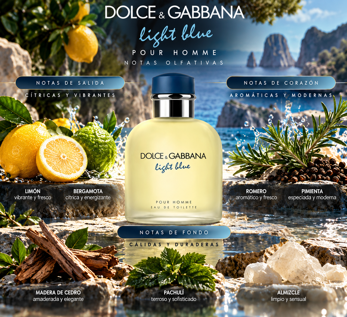 LIGHT BLUE POUR HOMME - D&G