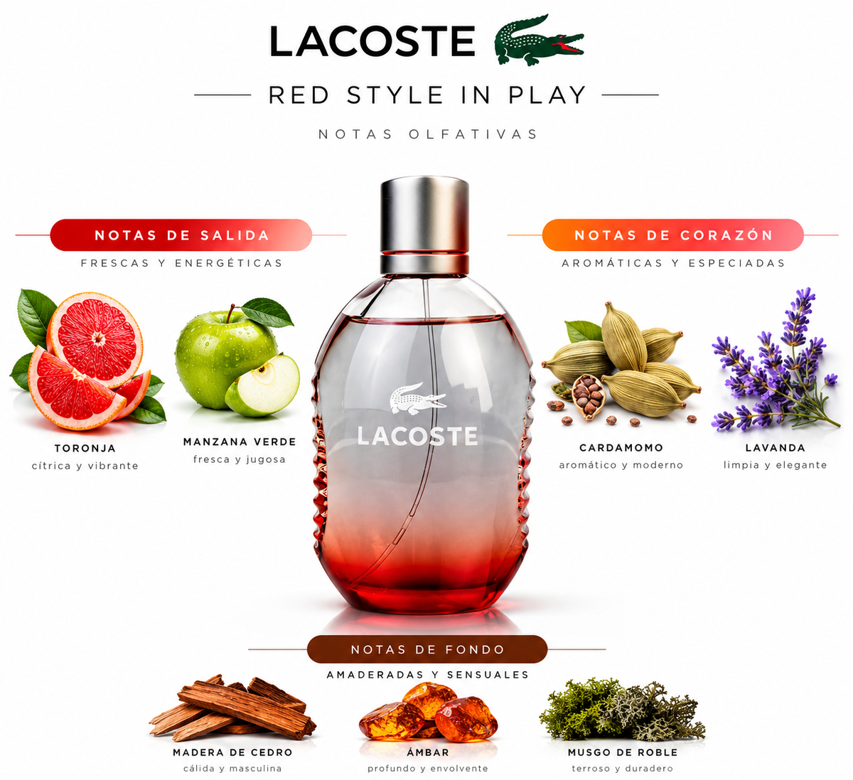RED STYLE IN PLAY - Lacoste