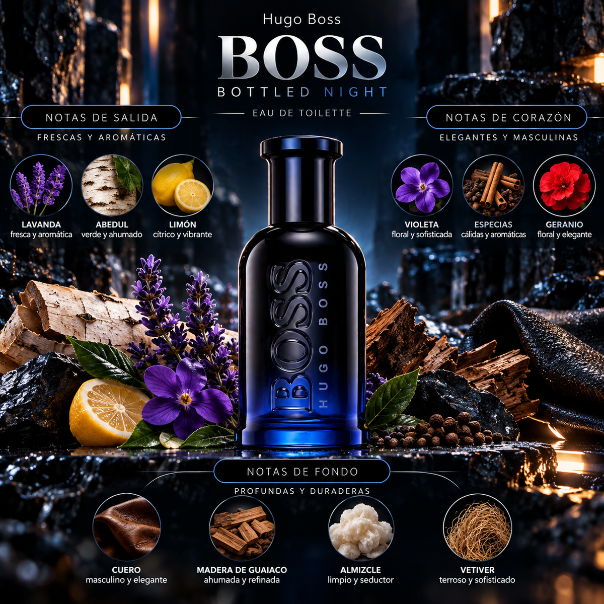 BOSS BOTTLED NIGHT - Hugo Boss
