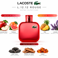 L.12.12 ROUGE - Lacoste